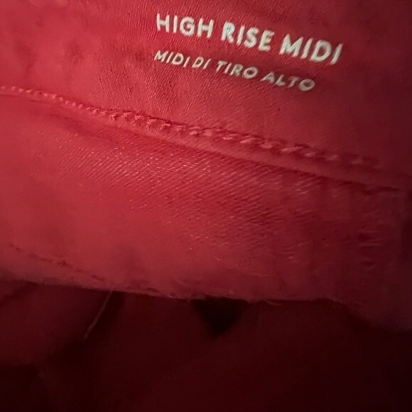 Universal Thread Shorts Womens 16 coral jeans stretch Denim High Rise casual New - Picture 4 of 6